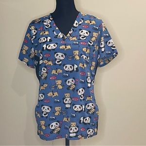 UA Flex2 Women's Scrub Top, Size Medium